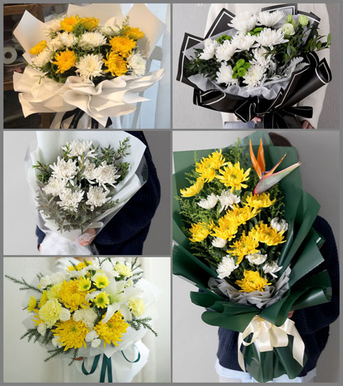 福建宁德古田县平湖镇院坪村白事花束代送